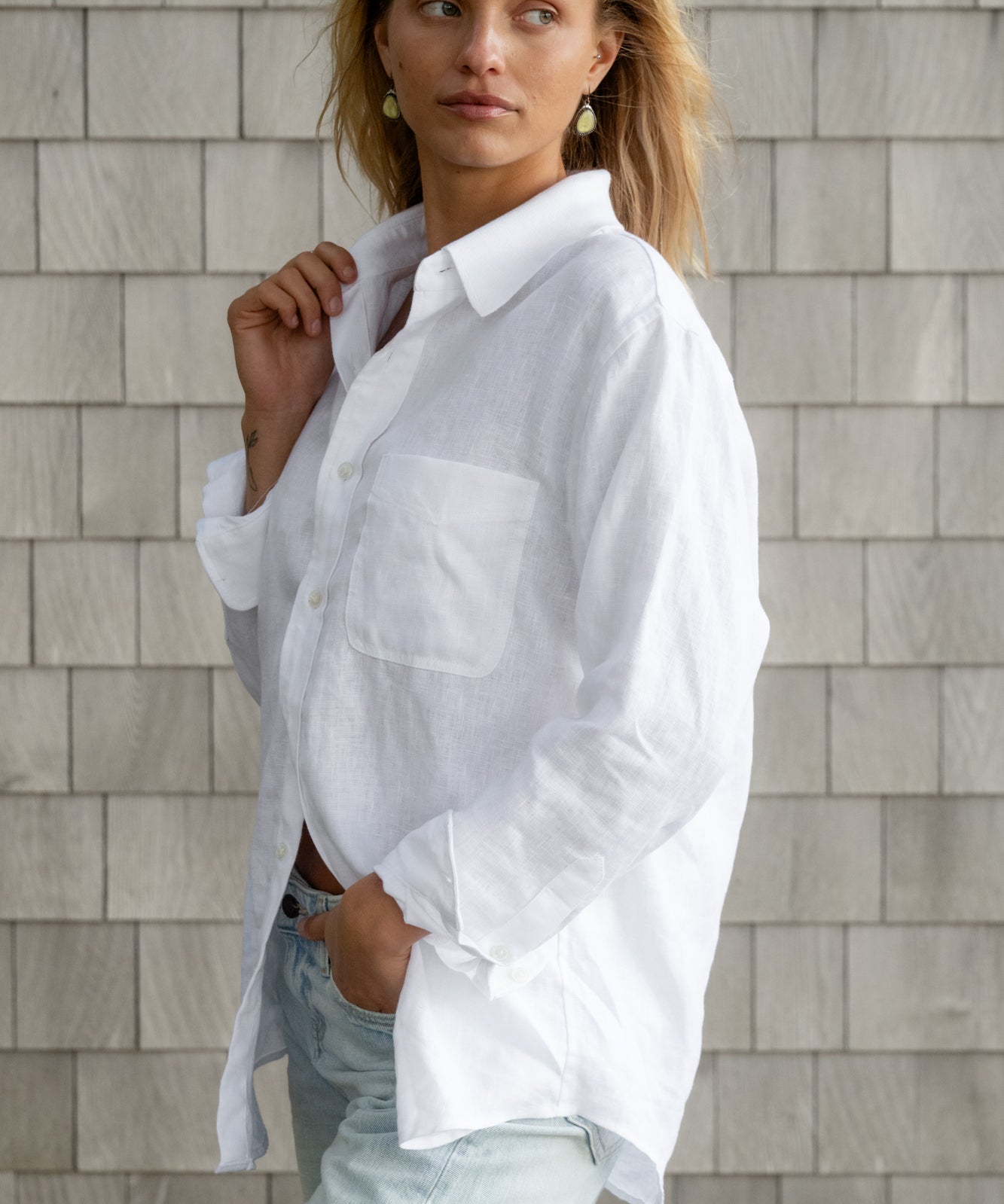 The Casual Friday Buttondown – White