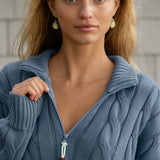 The Off-Duty 1/4 Zip - French Blue