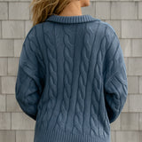 The Off-Duty 1/4 Zip - French Blue