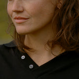 The Sporty Polo Tee – Black