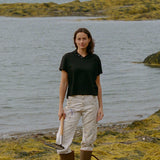 The Sporty Polo Tee – Black
