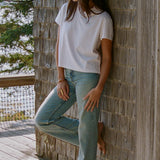 The Sporty Polo Tee – White