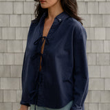 The Twofer Top - Washed Navy